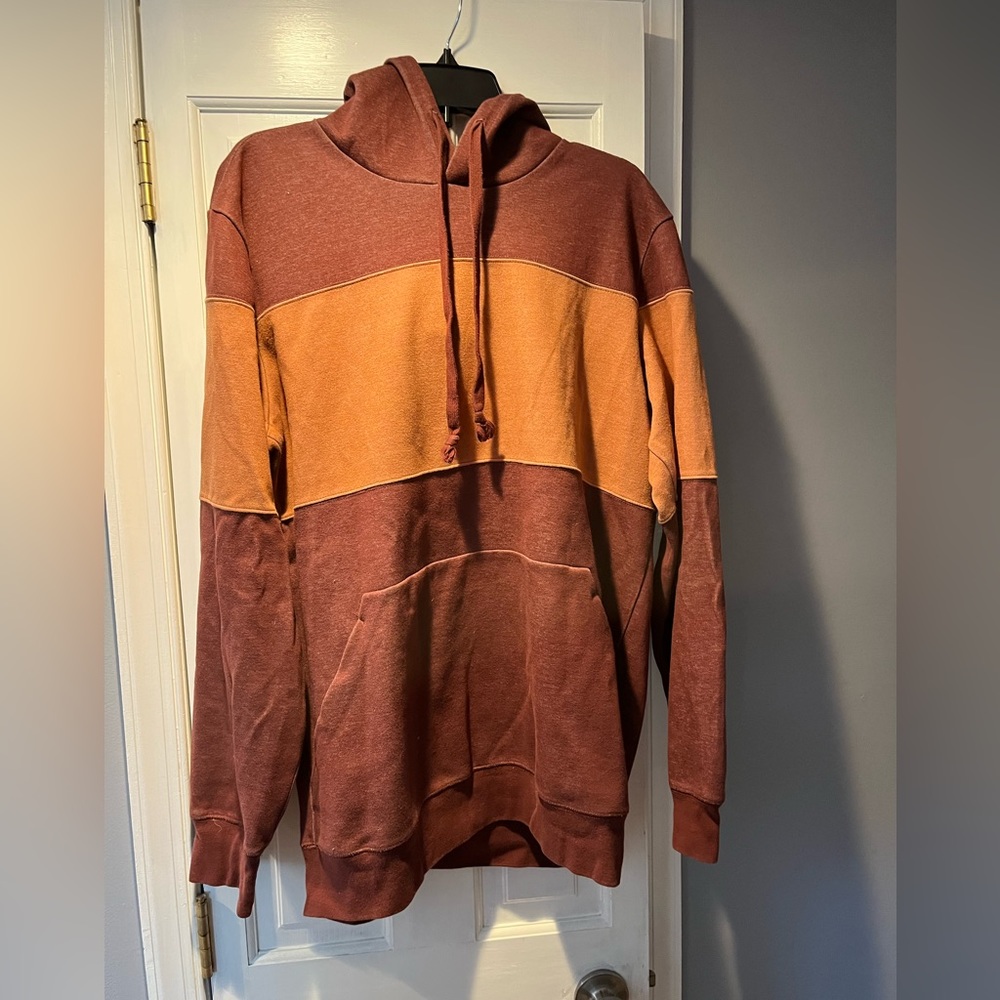 Men’s JACKTHREADS Brown & Tan Hoodie Sz XL